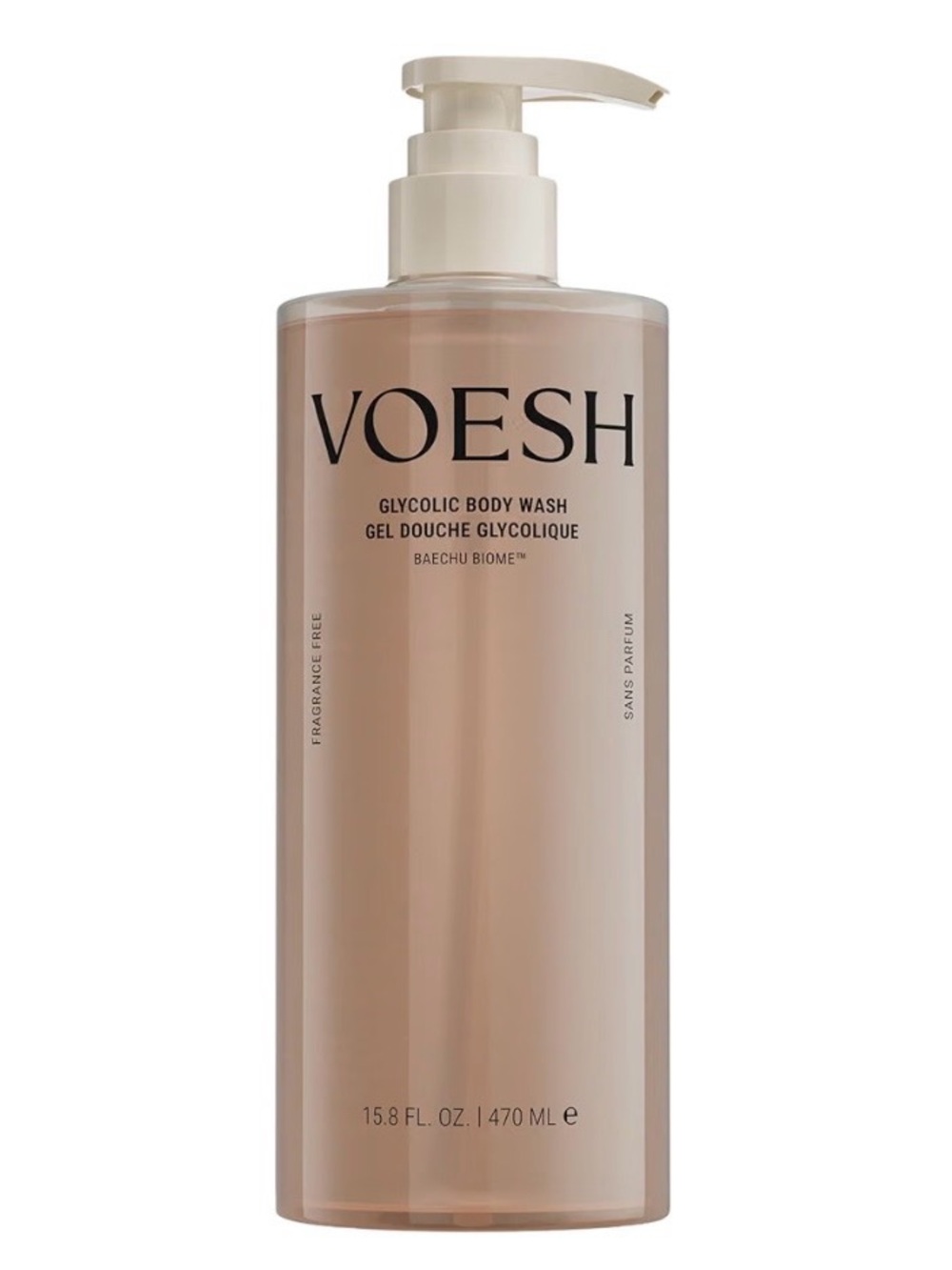 VOESH Fragrance Free Glycolic Acid Body Wash